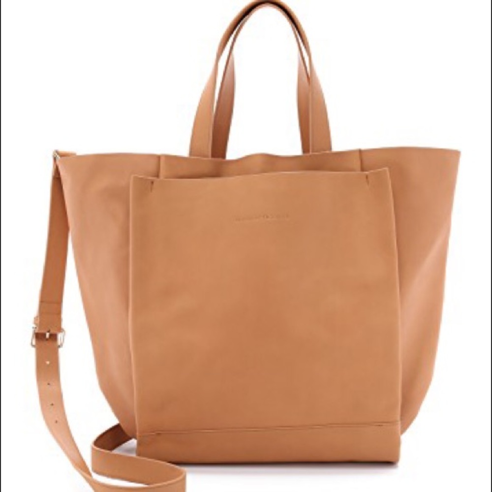 Monserat De Lucca Real Leather Gisela Tote w/strap